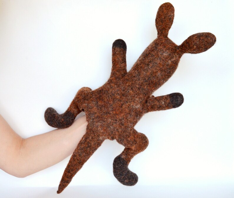 Kangaroo Hand Puppet Puppets Theater Kangaroo Toy Etsy