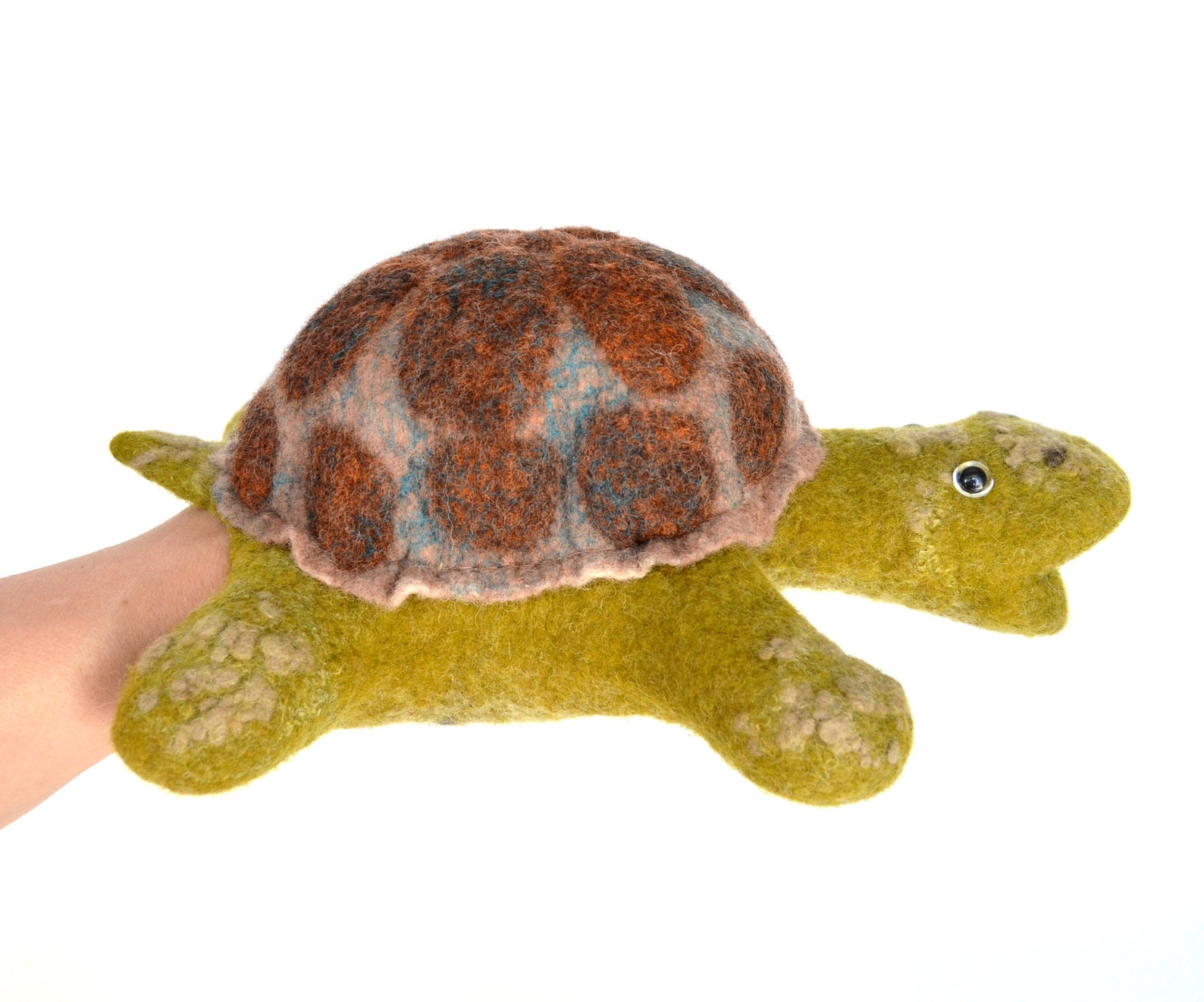 Turtle Hand Puppet Puppets Theater Puppet Etsy