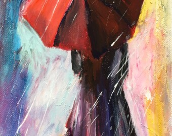 Woman in the Rain II