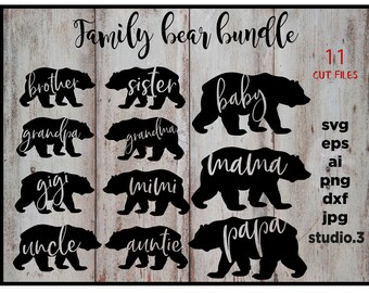 bear template etsy