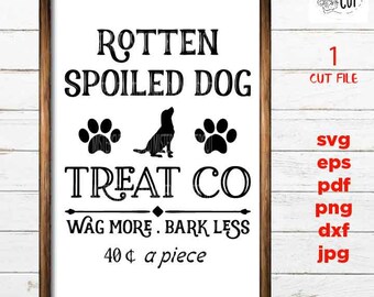 Dog Treat Jar Svg Etsy