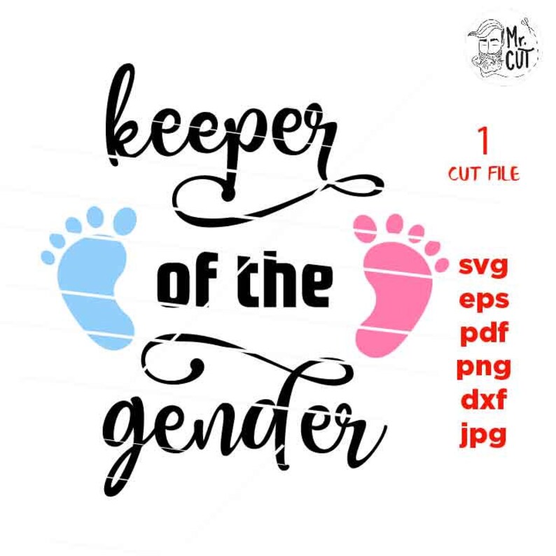 Download Keeper of the gender SVG DxF EpS cut file jpg transfer | Etsy