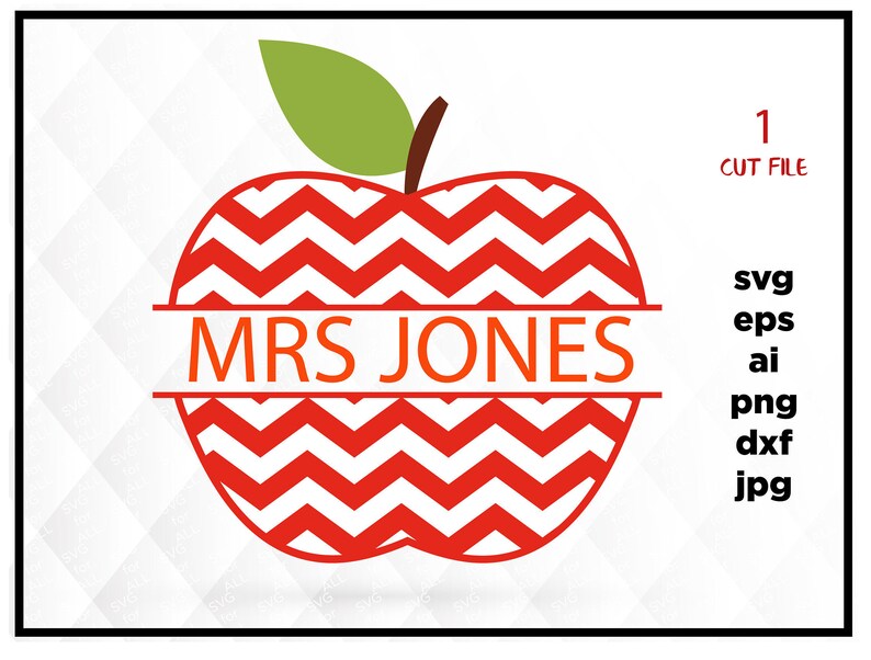 Download Chevron Apple Svg Apple Svg Cricut Cut Files Svg Files Apple Split Monogram Svg Silhouette Cut Files Teacher Monogram Svg Clip Art Art Collectibles Seasonalliving Com