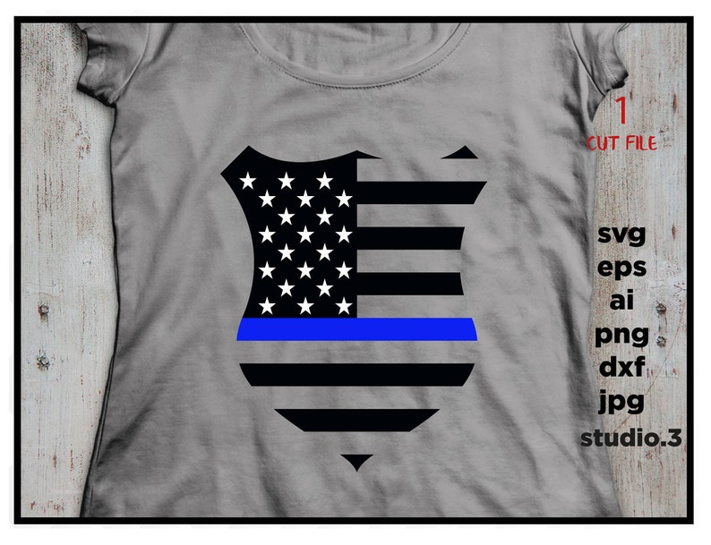 Police Badge SVG Svg Files Badge SVG Police SVG Silhouette Files Cricut Files Police Badge