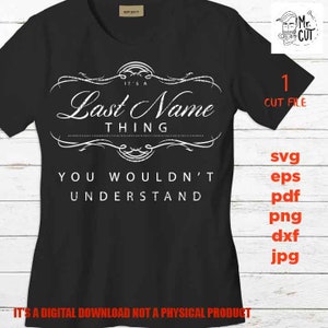 it es a last name thing svg, sign vector design, cute svg, home deco, gift, jpg, cut file, png high resolution, eps, pdf