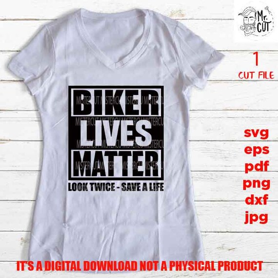 Bikers lives matter shirt Clearance