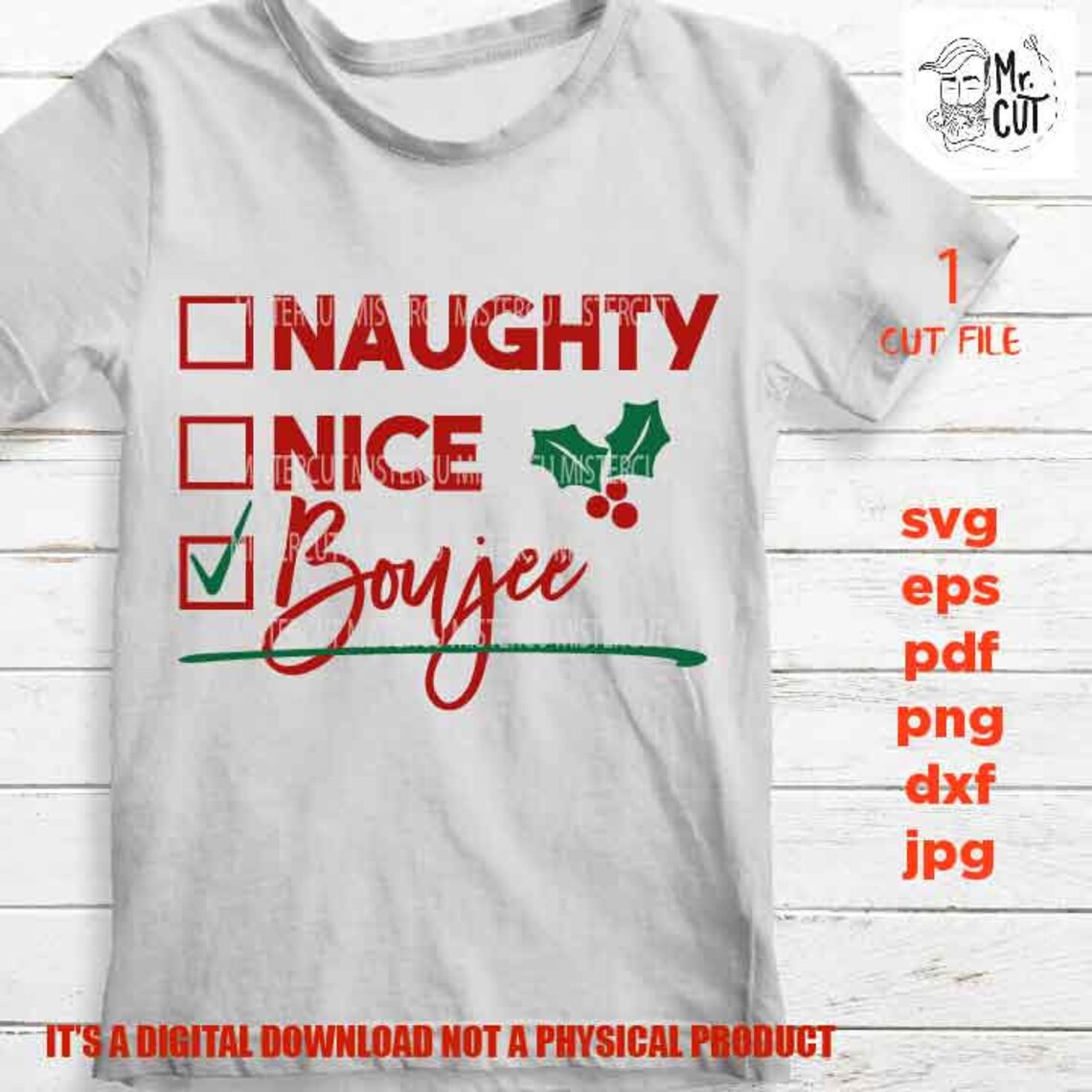 Christmas Svg Naughty Nice Boujee Svg Christmas Rustic Sign - Etsy