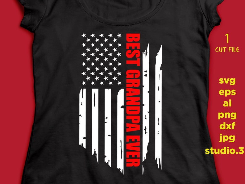 Download Usa Flag Grandpa Ever Distressed Flag Svg Vinyl Decal Design T Shirt For Cricut Silhouette Grandpa Svg Fathers Day Cut Files Fire Clip Art Art Collectibles Delage Com Br
