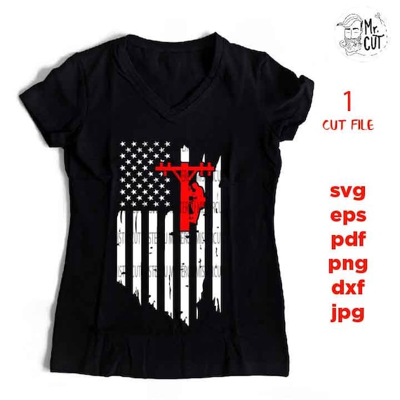 Download Lineman American USA Flag svg PNG Dxf mirrored jpg lineman ...