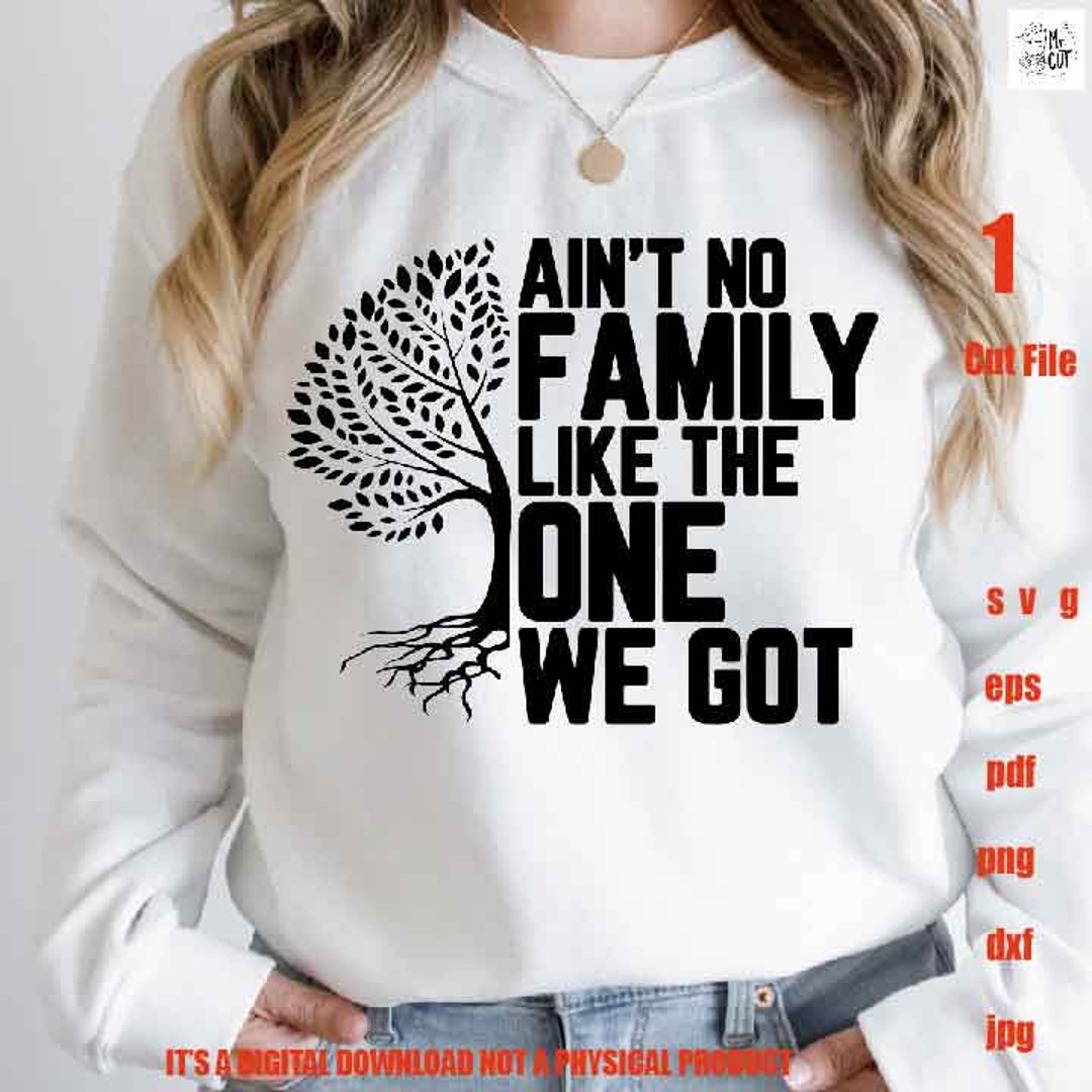 Family SVG, Aint No Family Like the One I Got Svg, Family Reunion Sign ...