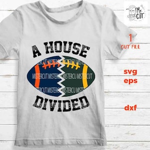 Svg-bestanden, een huis verdeeld svg, voetbal, SVG, Dxf, eps, gesneden bestand Hearts United svg, familie svg, honkbal logo svg, familie verdeeld