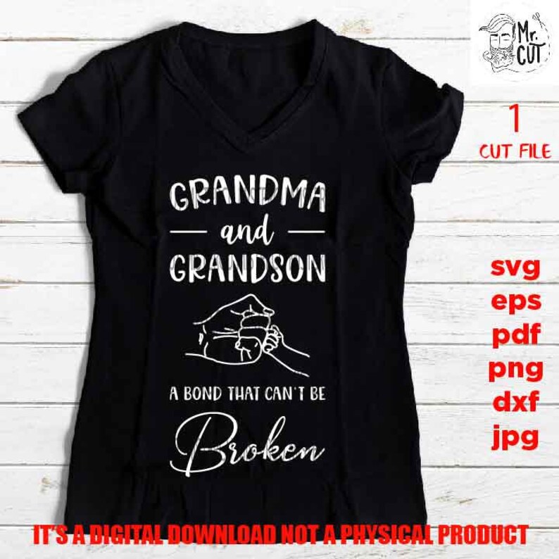 Download Grandma and Grandson SVG DXF jpg pdf EpS cut file | Etsy