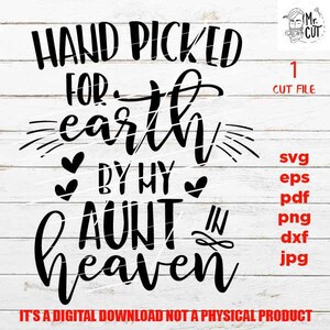 Download Hand Picked For Earth by my aunt SVG DXF jpg EpS cut file ...
