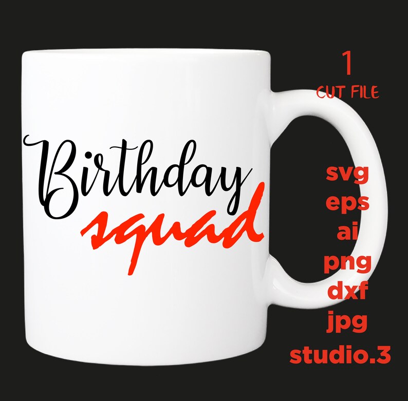 Download Birthday squad svg birthday svg file birthday design for ...