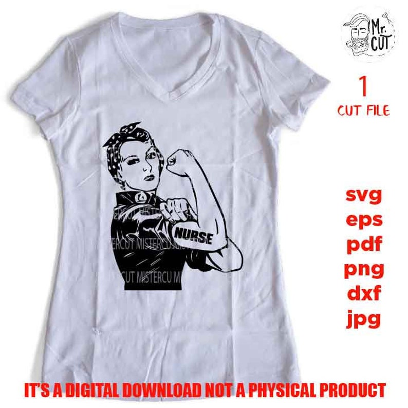 Download Rosie The Riveter svg Nurse Rosie Svg Nurse Life Svg | Etsy