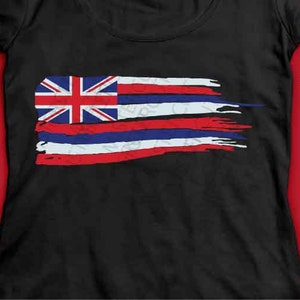 Hawaii Flagge beunruhigt SVG, DFX, Schneiden Datei