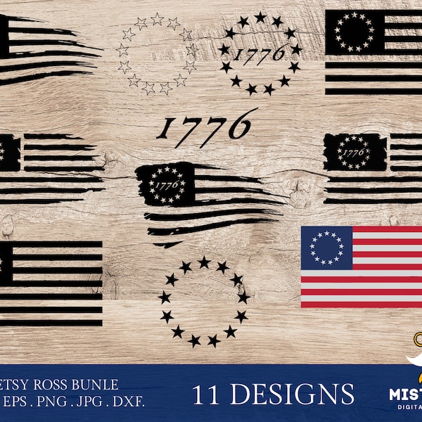 Betsy Ross flag DIGITAL FILES Bundle, png high resolution, jpg, svg, independence day,  SVG, shirt vector,  jpg transfer, cut file, dxf