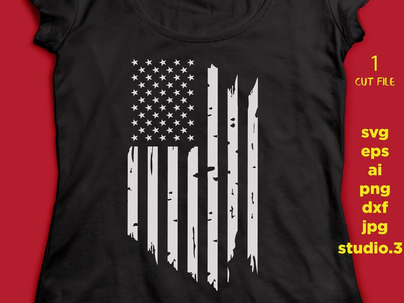 Download USA flag Distressed SVG DFX Cut file Cricut explore file ...