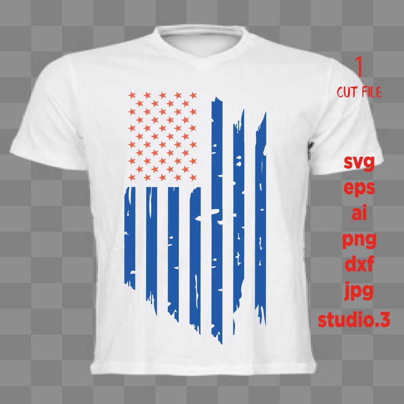 Download USA flag Distressed SVG DFX Cut file Cricut explore file ...