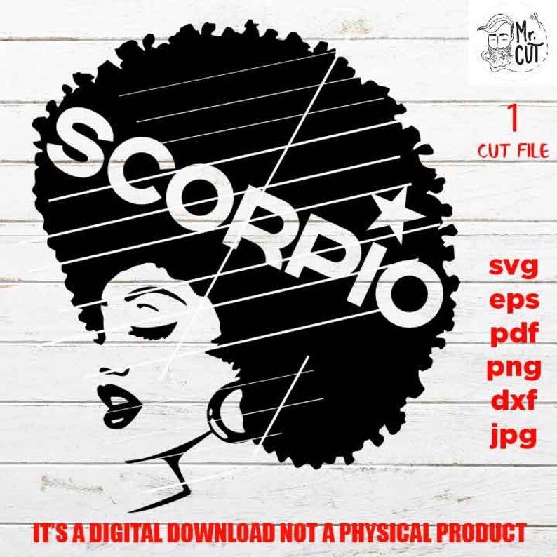 Download Scorpio Afro Zodiac Birthday sign Black Queen Black woman ...