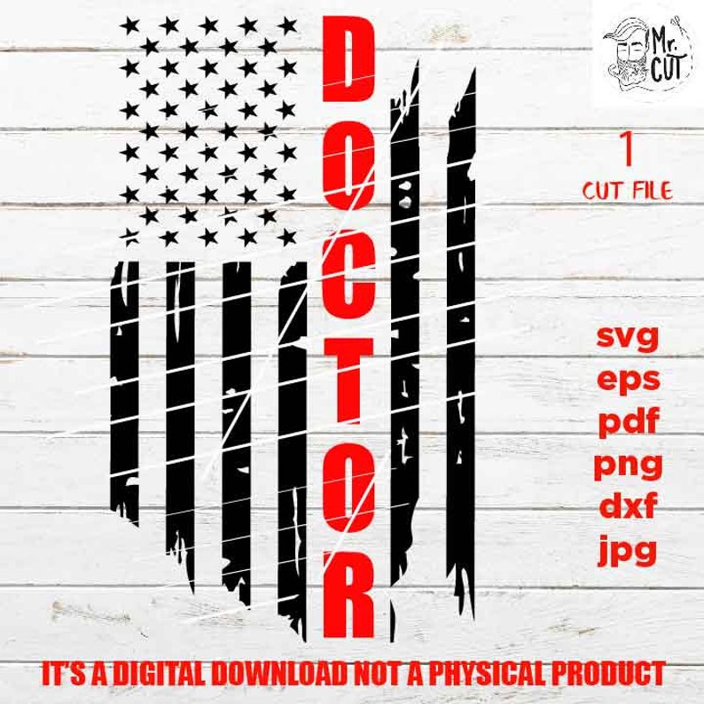 Download USA flag svg doctor Flag shirt vector design sign nurse ...
