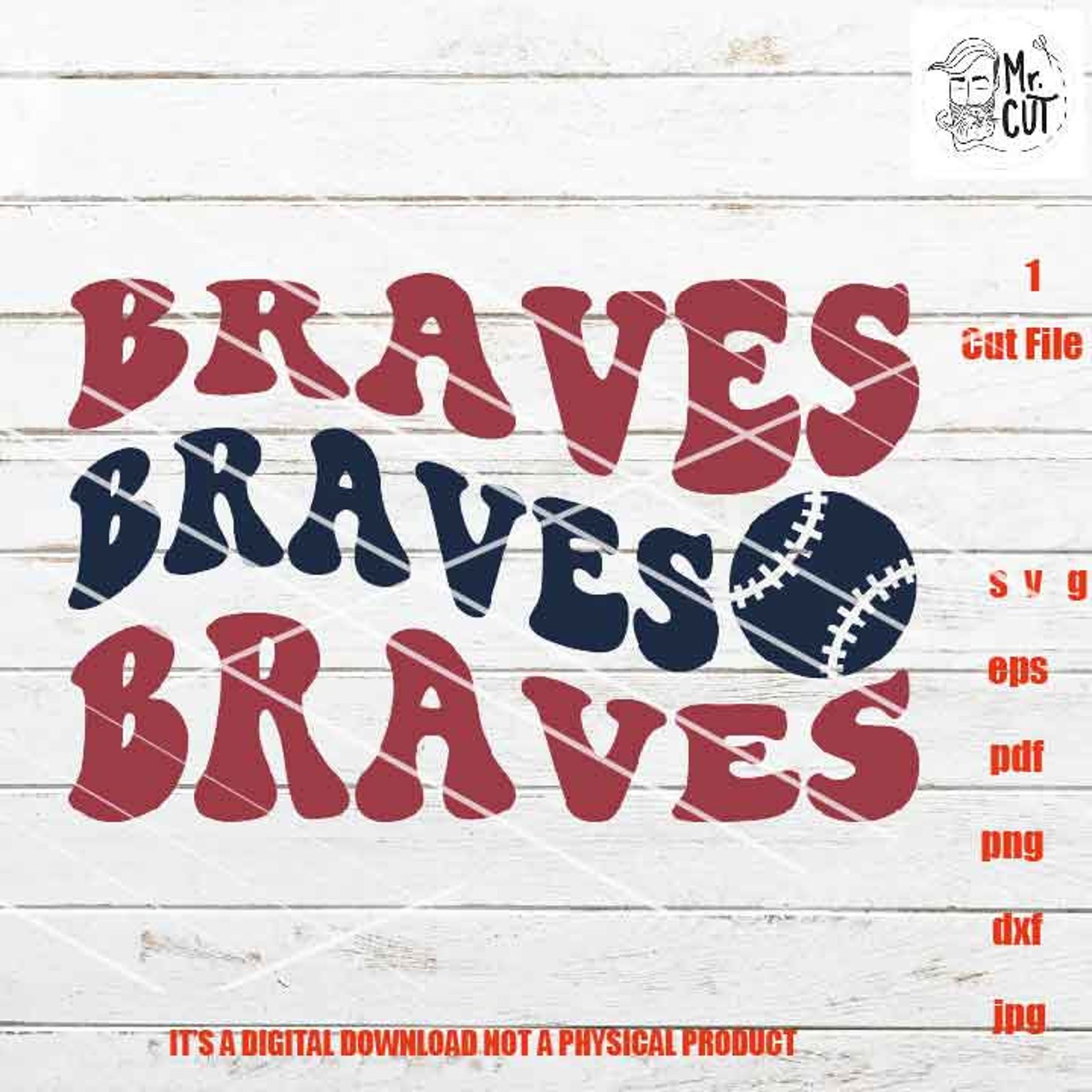 Braves Baseball Player Svg Baseball Svg Baseball Fan Svg Etsy