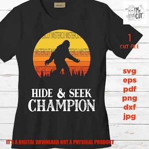 Versteckspiel Champion, wilde svg, wandern, lustiges Abenteuer, PNG hohe Auflösung, pdf, Dxf Geburtstag Geschenkidee, Natur svg, Shirt Vektor-Design