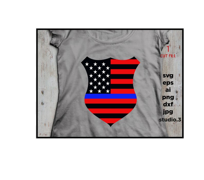 Police Badge SVG Svg Files Badge SVG Police SVG Silhouette Files Cricut Files Police Badge