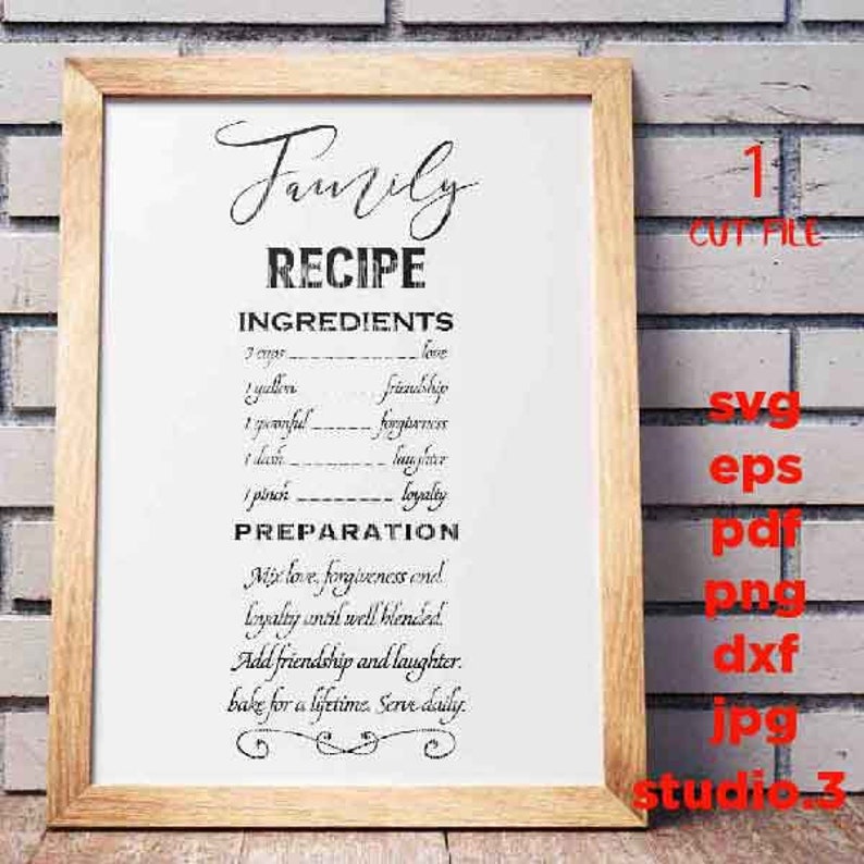 Download Kitchen Quote Svg Home Svg Home Quote Svg Svg Jpg Mirrored Family Svg Dxf Cut File Family Recipe Svg Family Quote Svg Png Family Clip Art Art Collectibles Shantived Com