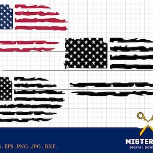 Personalize it Distressed flag svg, American flag svg, 4th of july svg, fourth of july svg,  5 designs, SVG, Printable, Cricut & Silhouette