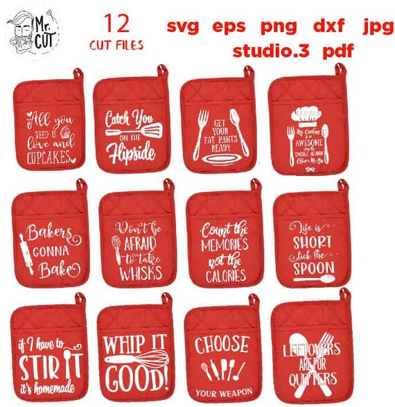 Download Pot Holder svg bundle Potholder svg Oven Mitt svg dxf jpg ...