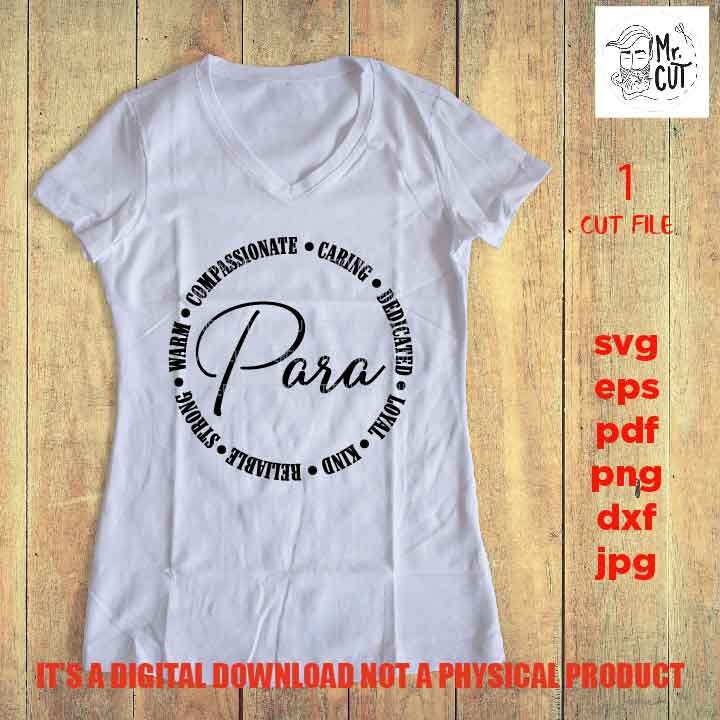 Download Paraprofessional svg para svg teachers aid Para life | Etsy