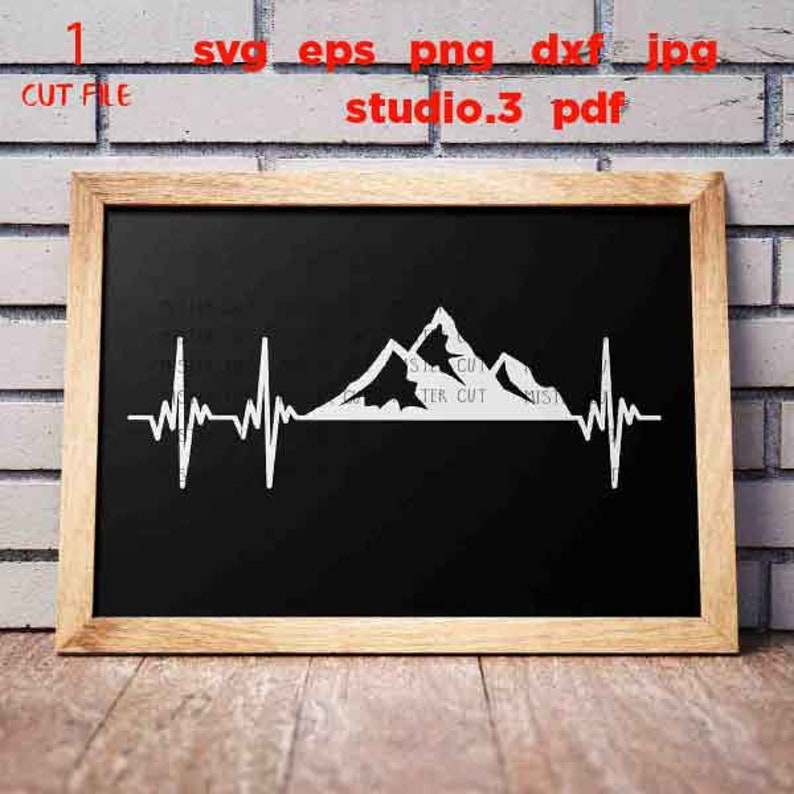 Free Free Mountain Heartbeat Svg 920 SVG PNG EPS DXF File