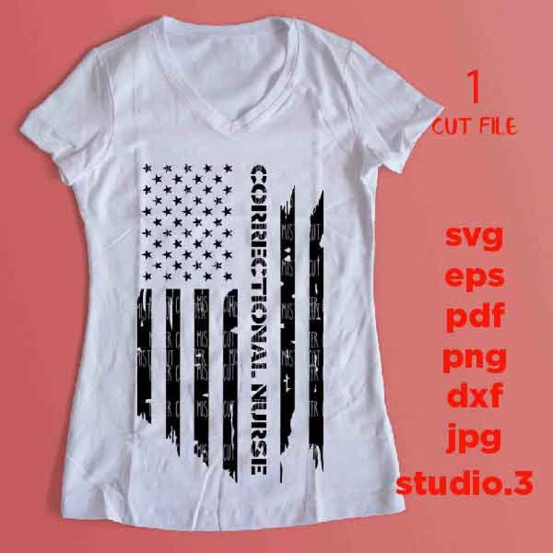 Download USA flag svg Correctional nurse Flag nurse Flag | Etsy