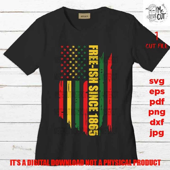 Download Usa Free Ish Since 1865 Distressed Flag Distressed Flag Svg Etsy