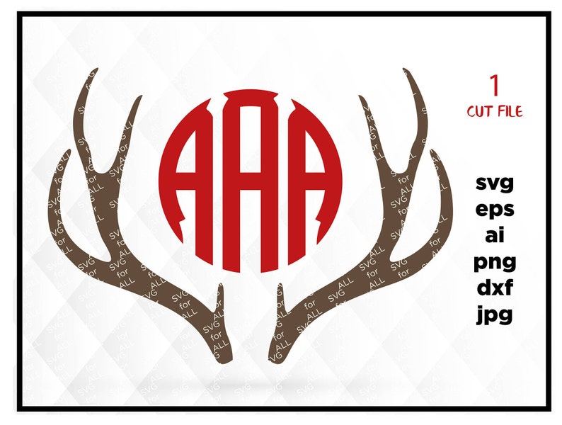 Download Antlers Svg Deer Antler Monogram Antlers Cutting Antler Monogram Frame Design For Cricut Or Silhouette Instant Download Deer Antlers Clip Art Art Collectibles Minyamarket Com