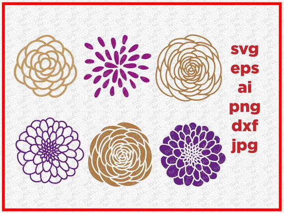 Download Floral Svg Flower Svg Floral Ornaments Svg Blossom Svg Etsy PSD Mockup Templates