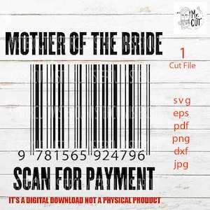Fichier svg mère de la mariée pour paiement, chemise de mariée bricolage, fichier svg mariage, fichier silhouette mariage, fichier SVG Die Cut