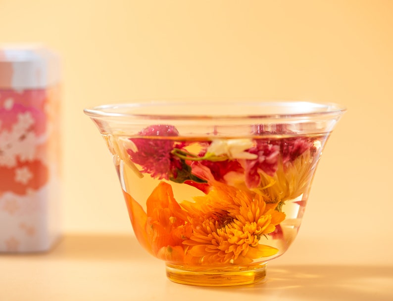 10 Assorted Flowering Tea Balls Art Teabloom Blooming Flowers Etsy