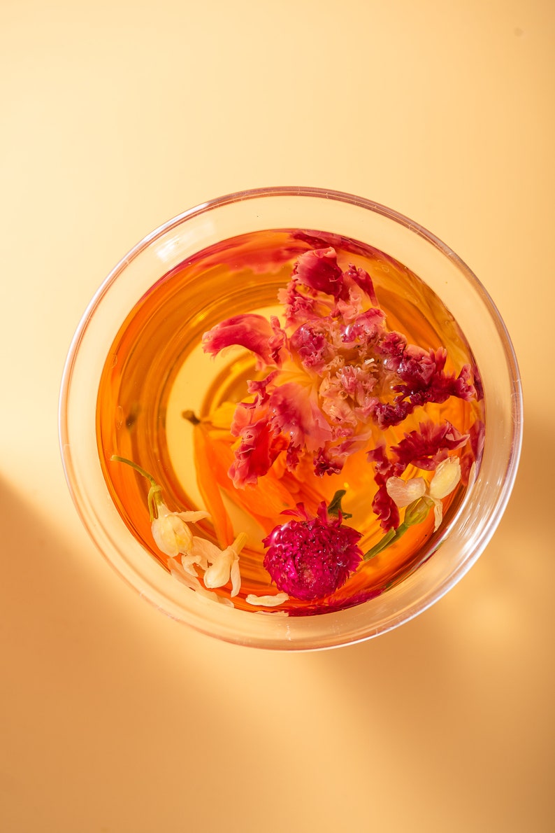 10 Assorted Flowering Tea Balls Art Teabloom Blooming Flowers Etsy