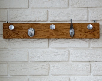 Coat hook rack,clothes hander,wood clothes,hat rack,modern coat hooks,wooden coat rack,wall hooks