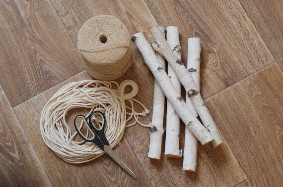 30 Birch Sticks. Wood Crafts. Wooden Sticks. Birch Wood Logs