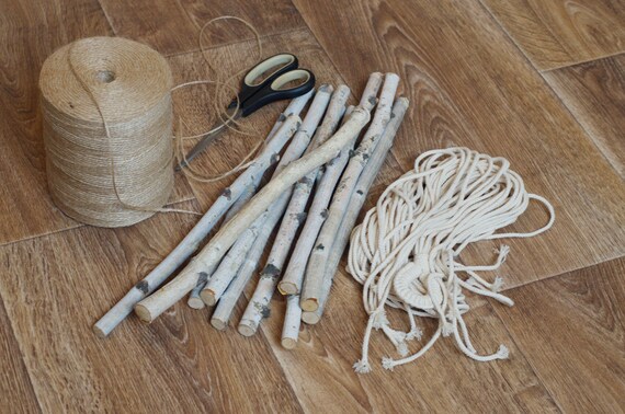 10 Wood Stick Birch Branches Birch Logs Birch Sticks White Etsy