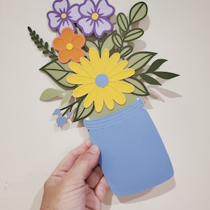 Blumenstrauß-Geschenk-Kartenhalter