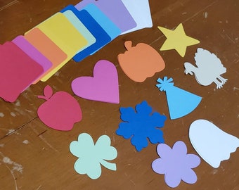 Rainbow and Seasonal Tiny Notes - perfect for school lunches