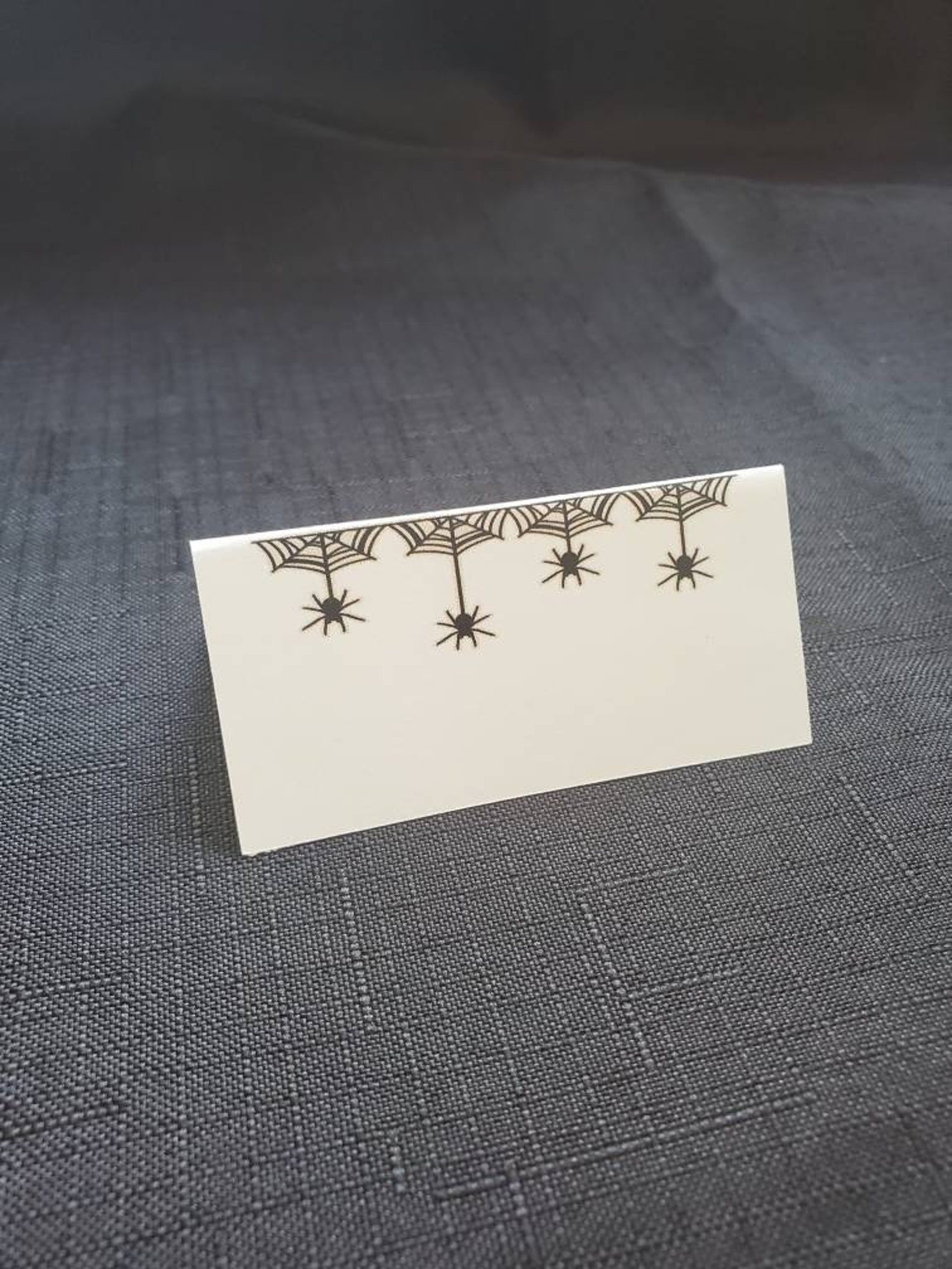 Halloween Placecards  Food Labels  Namecards  Set of 8