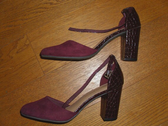 burgundy coloured shoes for womens