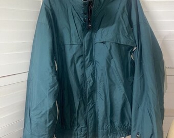 Vintage Mountain Goat Skiwear Green Puffer Jacket Men's Size X-Large USA Made