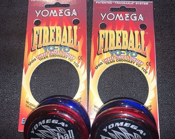 Set of 2 VTG 1995 Yomega Fireball Yo-yos High Performance