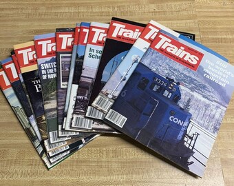 Trenes-La Revista de Ferrocarriles 1985 Año Completo 12 Números Mensuales Coleccionables